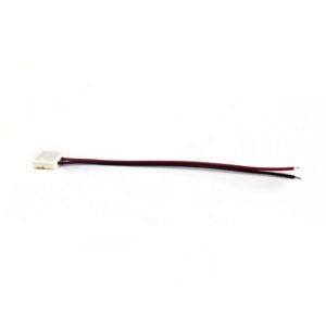 1S-8MM15CM-SC - 8mm Single Color Connector w/ Wire (One Sided)