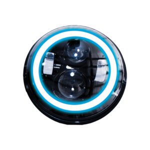 RS-7LEDHLP-HALOWB - (1) 7in LED Conversion Lens 4x10W w/ Halo - Plug-&-Play H4H/L (Black)