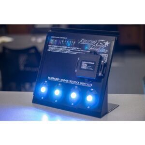 RS5ACS-5E - RGB+W Rock Light Professional 5-Axis Counter/Slatwall Retail Display(Powered)