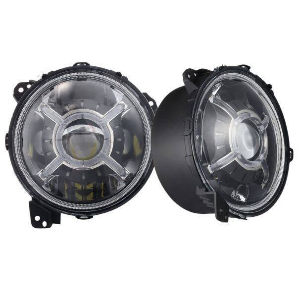 RS9JLAAH - 18-19 9in Jeep JL Adjustable Angle Beam 108W headlight w/ X-HALO DRL