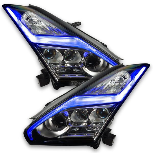 1283-333 - 2015-2021 Nissan GT-R ORACLE ColorSHIFT Lightning Bolt RGBW Headlight DRL Upgrade