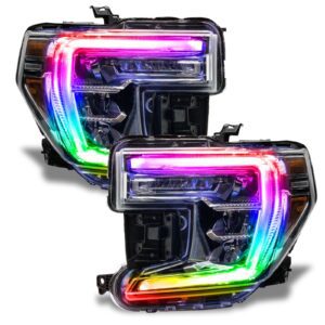 2019-2020 GMC Sierra ORACLE ColorSHIFT RGB+W Headlight DRL Upgrade