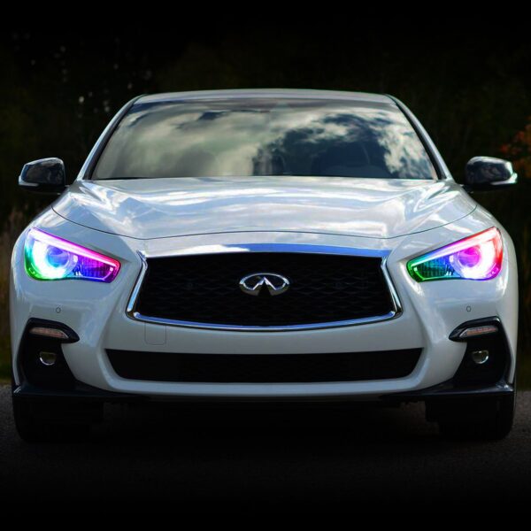 1404-330 - 2014-2021 Infiniti Q50 ORACLE ColorSHIFT RGB+W Headlight DRL Upgrade