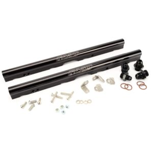 Black Billet Fuel Rail Kit for LS1 and LS6 LSXr 102mm Intake Manifolds