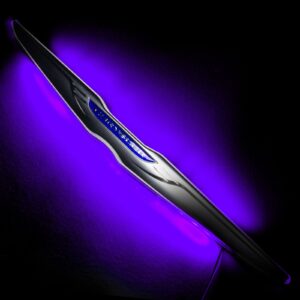 3019-007 - Chrysler Illuminated LED Sleek Wing - UV/Purple