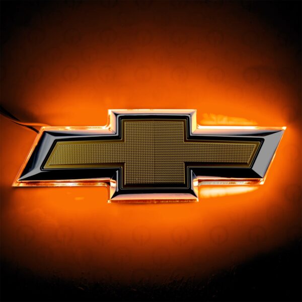 3057-005 - 2014-2015 Chevy Camaro Illuminated Bowtie - Amber