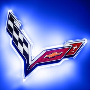 3655-002 - Corvette C7 Rear Illuminated Emblem - Dual Intensity