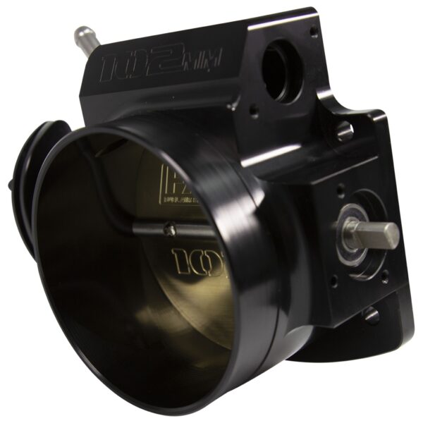 Black Big Mouth Billet 102mm Big Mouth Throttle Body for GM LS w/o Sensors