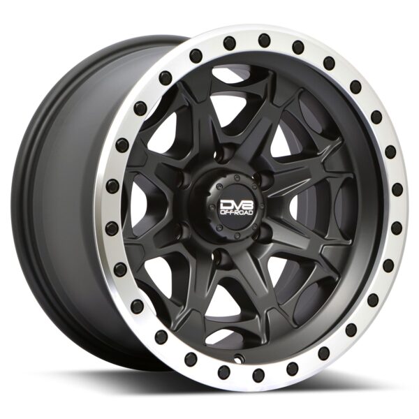 886 Simulated BeadLock - Matte Black - 20 X 12 - BP:6X139.7 - OS:-44