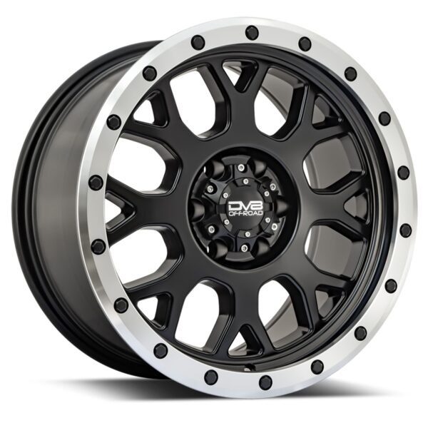 887 Simulated BeadLock - Matte Black - 17 X 9 - BP:6X120 - OS:+20