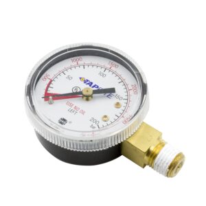 GAUGE HIGH PRESSURE FOR CO2 REGULATOR (0 TO 3000 PSI)