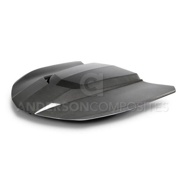 Anderson Composites, AC-HD16CHCAM-AZ-DS, Type-AZ double sided carbon fiber hood for 2016-2021 Chevrolet Camaro
