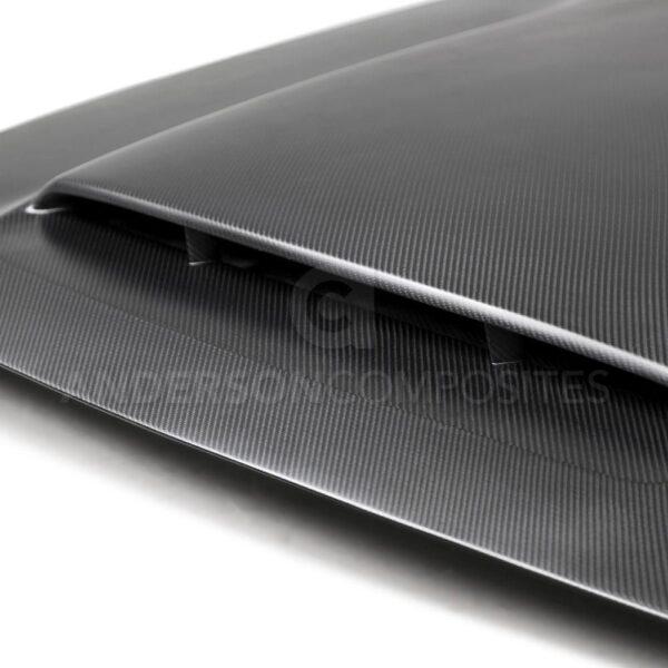 Anderson Composites, AC-HD18DGCHDM-OE-DRY, Type-OE dry carbon hood for 2018 Dodge Challenger Demon