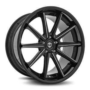 C24 20x9 5x114.3 35 73.1 Gloss Black Milled