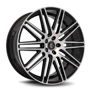 C50 22x10.5 5x114.3 40 73.1 Black Machine Face