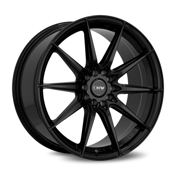 D19 18x8 5x108/114.3 38 73.1 Gloss Black Machine Face