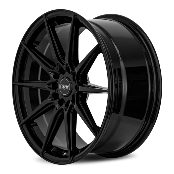 D19 18x8 5x108/114.3 38 73.1 Gloss Black Machine Face