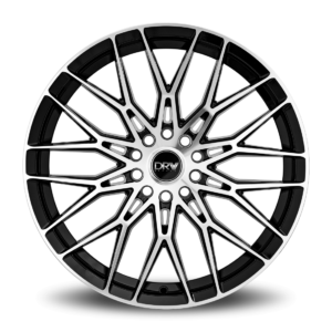 D21 18x8 5x108/114.3 38 73.1 Gloss Black Machine Face