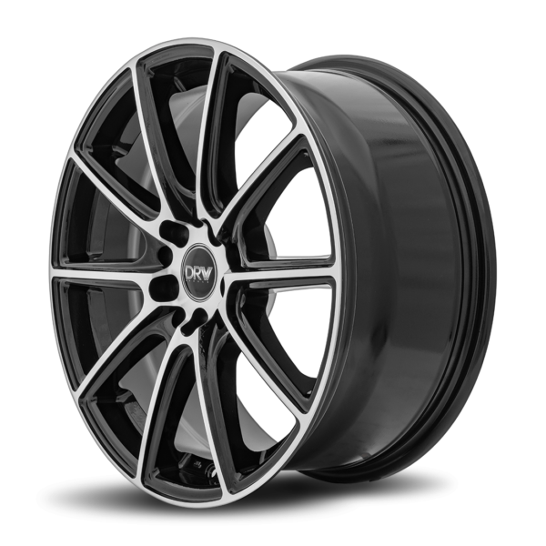 D16 18x8 4x100/114.3 40 73.1 Gloss Black Machine Face