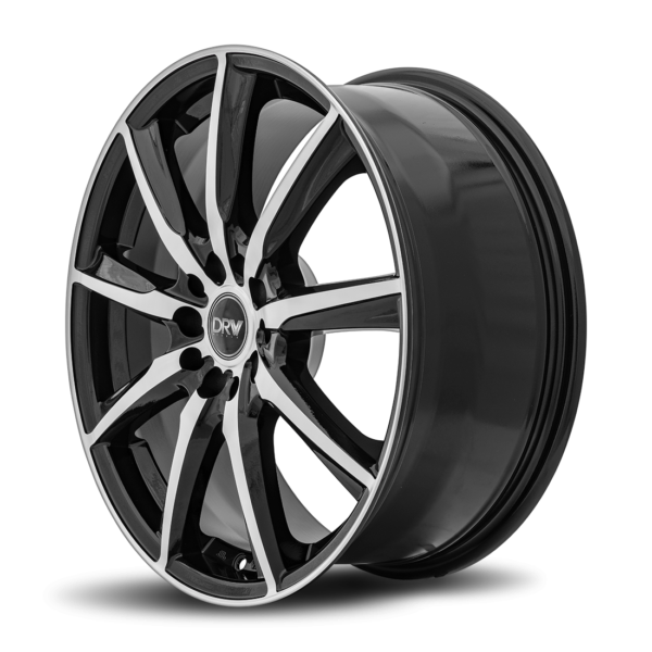 D18 18x7.5 5x110/114.3 40 73.1 Gloss Black Machine Face