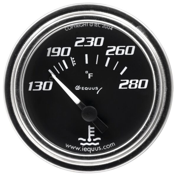 2 in. Chrome Mechanical Water Temperature Gauge