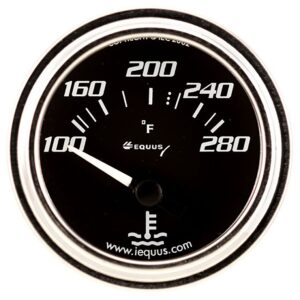 2 in. Chrome Electric Water Temperature Gauge