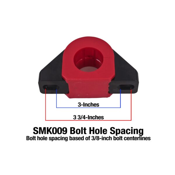 Sway Bar Mount, Billet Alum Mount, 1.25 Inch Poly Bushings