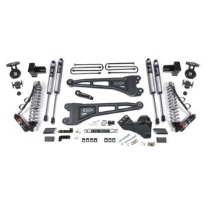 4 Inch Lift Kit w/ Radius Arm - FOX 2.5 Performance Elite Coil-Over Conversion - Ford F250/F350 Super Duty (17-19) 4WD - Diesel