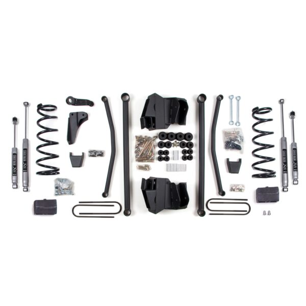 4 Inch Lift Kit - Long Arm - Dodge Ram 2500 Power Wagon (2008) 4WD - Gas