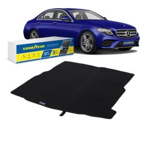 Goodyear Custom Fit Cargo Mat Liner for Mercedes E-Class 2017-2021 Sedan - Heavy Duty Trunk Liner, Diamond Shape,Luggage with Waterproof,Liquid Trapping Technology - Anti-Slip Cargo Liner - GY004550