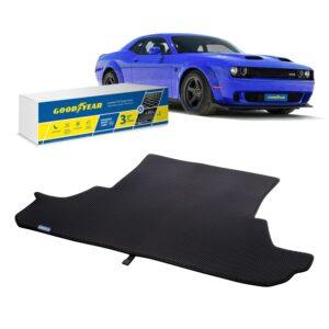 Goodyear Custom Fit Cargo Mat Liner for Dodge Challenger 2014-2021 - Heavy Duty Trunk Liner, Dimond Shape,Luggage with Waterproof,Liquid & Dirt Trapping Technology - Anti-Slip Cargo Liner - GY004597