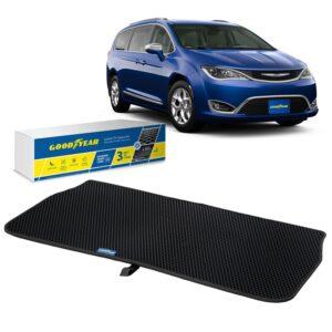 Goodyear Custom Fit Cargo Mat Liner for Chrysler Pacifica 2017-2021 - Heavy Duty Trunk Liner, Dimond Shape,Luggage with Waterproof,Liquid & Dirt Trapping Technology - Anti-Slip Cargo Liner - GY004615