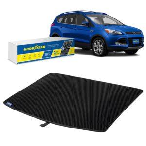 Goodyear Custom Fit Cargo Mat Liner for Ford Escape 2013-2019 - Heavy Duty Trunk Liner, Dimond Shape, Luggage with Waterproof, Liquid & Dirt Trapping Technology - Anti-Slip Cargo Liner-GY004896