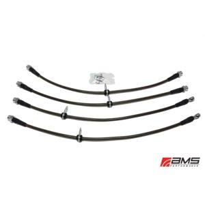 AMS Mitsubishi Lancer Evolution X Stainless Steel Brake Lines