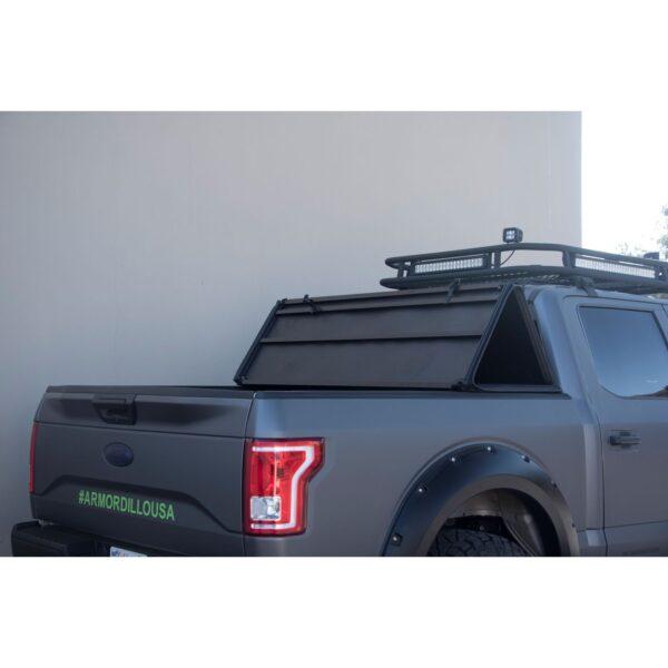 Armordillo 2007-2009 Jeep wrangler AR Bull Bar w/LED - Matte Black W/Aluminum Skid Plate