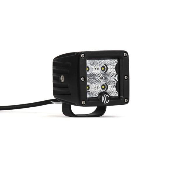 KC Hilites 3 in C-Series C3 LED - Single Light - 12W Flood Beam
