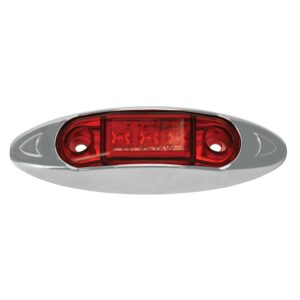 Deluxe Waterproof Running Light 3 Diode Sealed LED, Red
