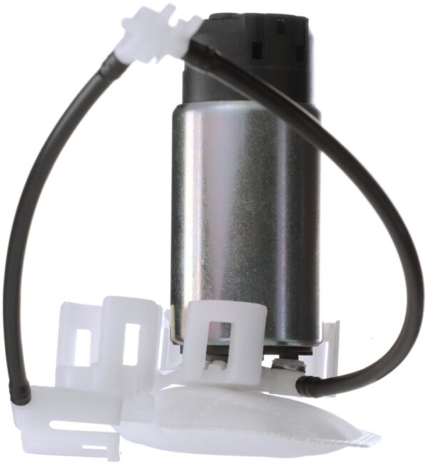 Fuel Pump Electric; 12 Volt In-Tank; Gasoline; 87 PSI Maximum Pressure; 43 PSI System Pressure; 27 GPH Flow Rate; Without Regulator; Strainer Inlet; 0.344 Inch Hose Outlet; 7 Ampere Draw; With Strainer And Seal