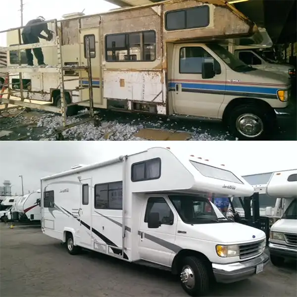 Discover DIY Motorhome Renovation: Tires, Roof Repair, Painting & More. Transform your RV into a personalized oasis with expert tips.