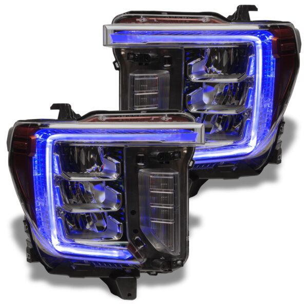 1451-330 - 2020-2021 GMC Sierra 2500/3500 HD ORACLE ColorSHIFT RGB+W Headlight DRL Upgrade