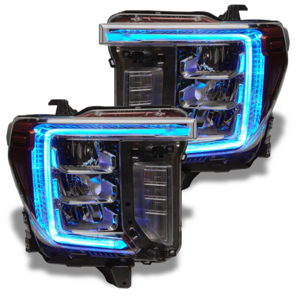 1451-330 - 2020-2021 GMC Sierra 2500/3500 HD ORACLE ColorSHIFT RGB+W Headlight DRL Upgrade