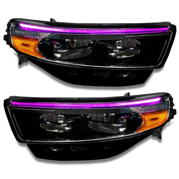 ORACLE Lighting 2020-2022 Ford Explorer ColorSHIFT RGB Headlight DRL Upgrade Kit