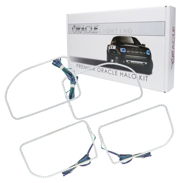 2383-330 - Ford F250/350 2011-2016 ORACLE ColorSHIFT Halo Kit (Square Ring Design)