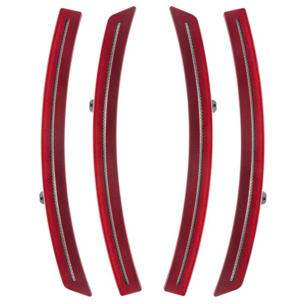3976-019 - Chevrolet Corvette C7 Sidemarkers - Clear - Long Beach Red Metallic Tintcoat