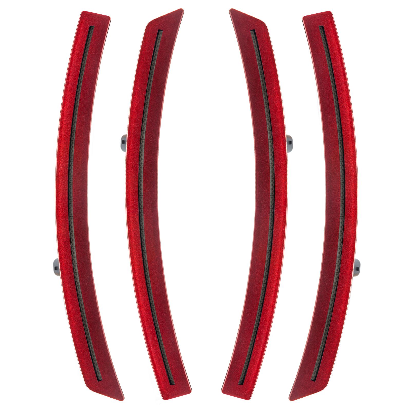 3976-020 - Chevrolet Corvette C7 Sidemarkers - Tinted - Long Beach Red Metallic Tintcoat