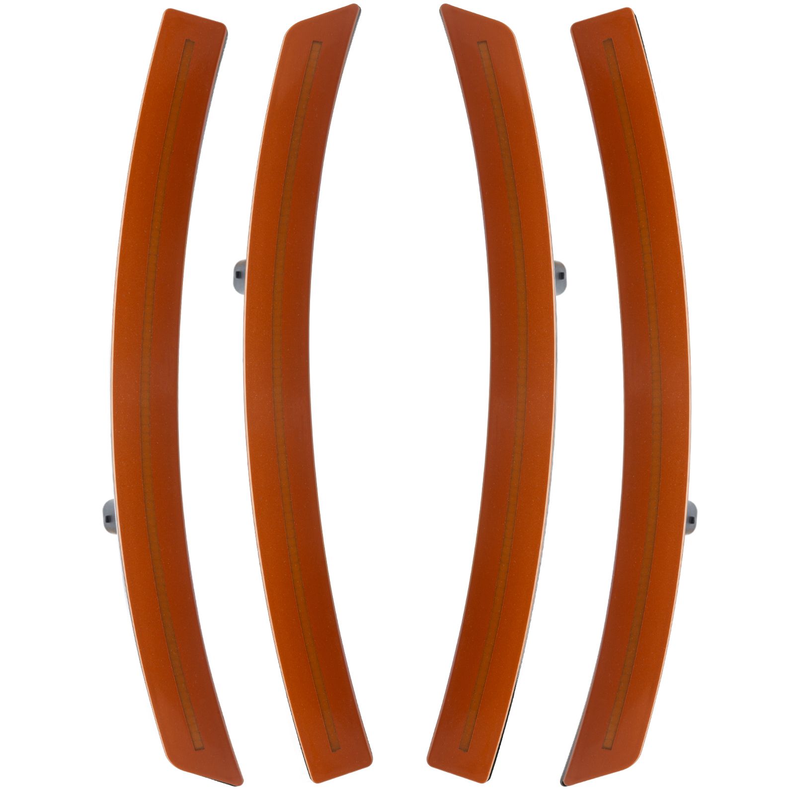 3975-504 - Chevrolet Corvette C7 Sidemarkers - Ghosted - Daytona Sunrise Orange Metallic