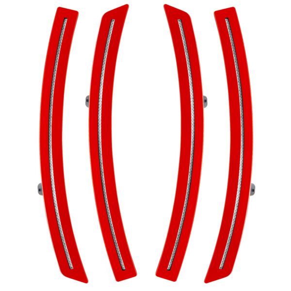 3800-019 - Chevrolet Corvette C7 Sidemarkers - Clear - Victory Red