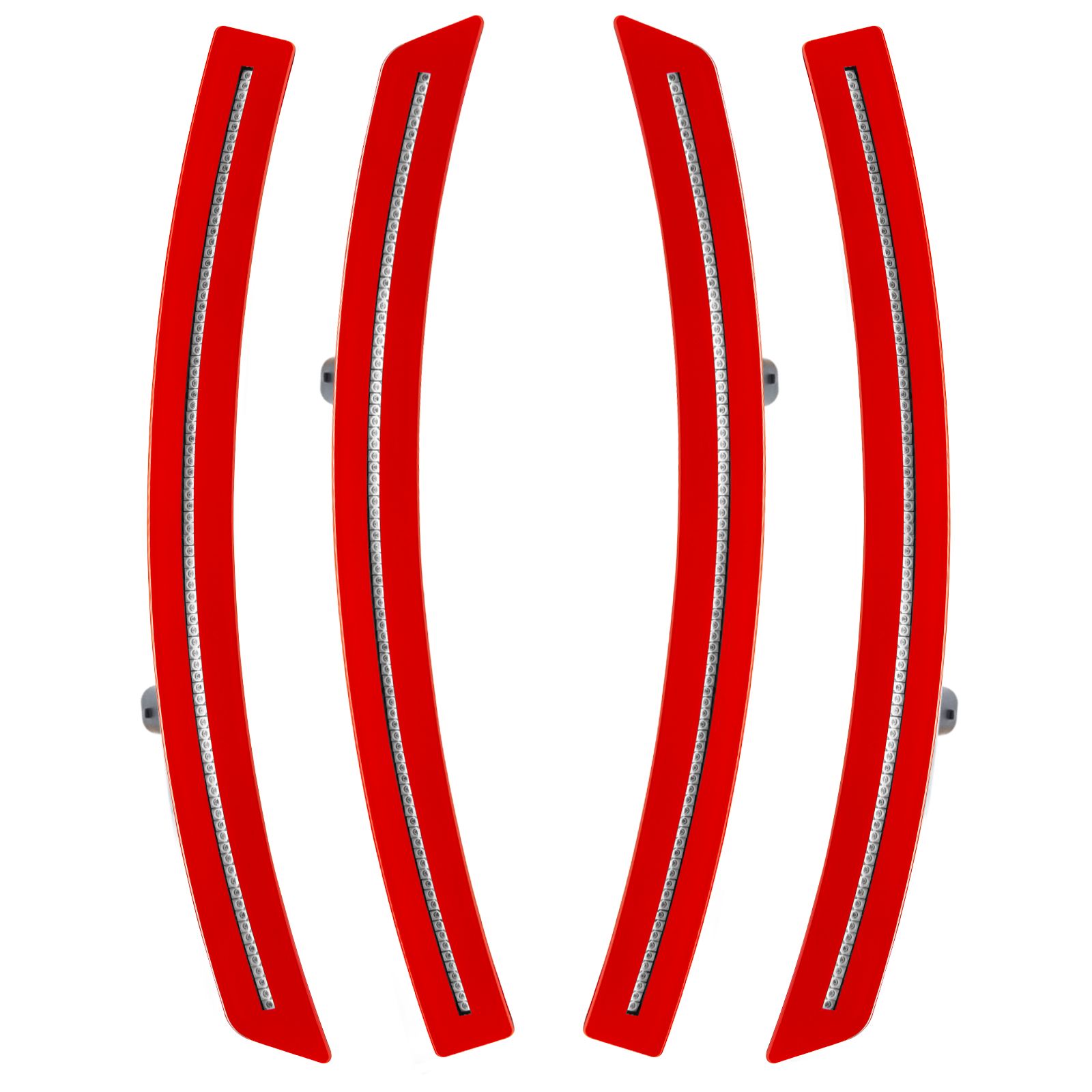 3800-019 - Chevrolet Corvette C7 Sidemarkers - Clear - Victory Red