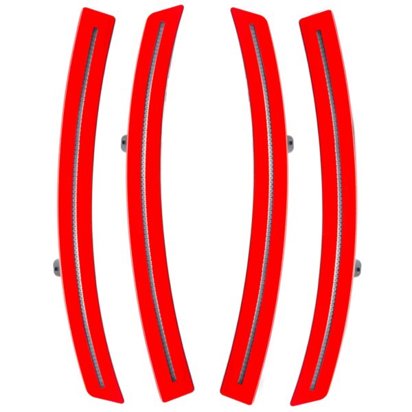 3968-019 - Chevrolet Corvette C7 Sidemarkers - Clear - Torch Red