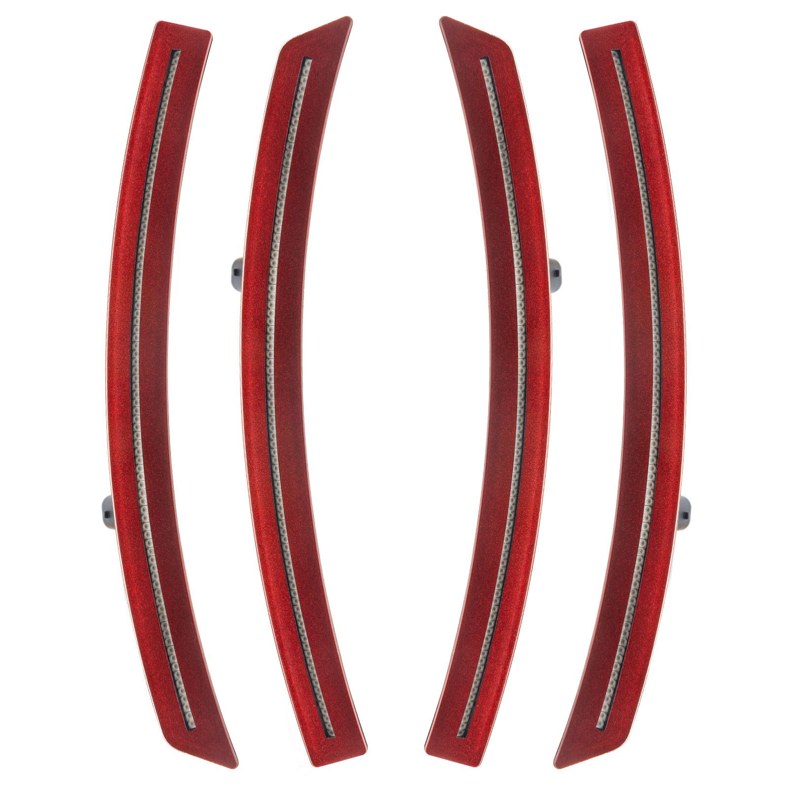 3983-019 - Chevrolet Corvette C7 Sidemarkers - Clear - Long Beach Red